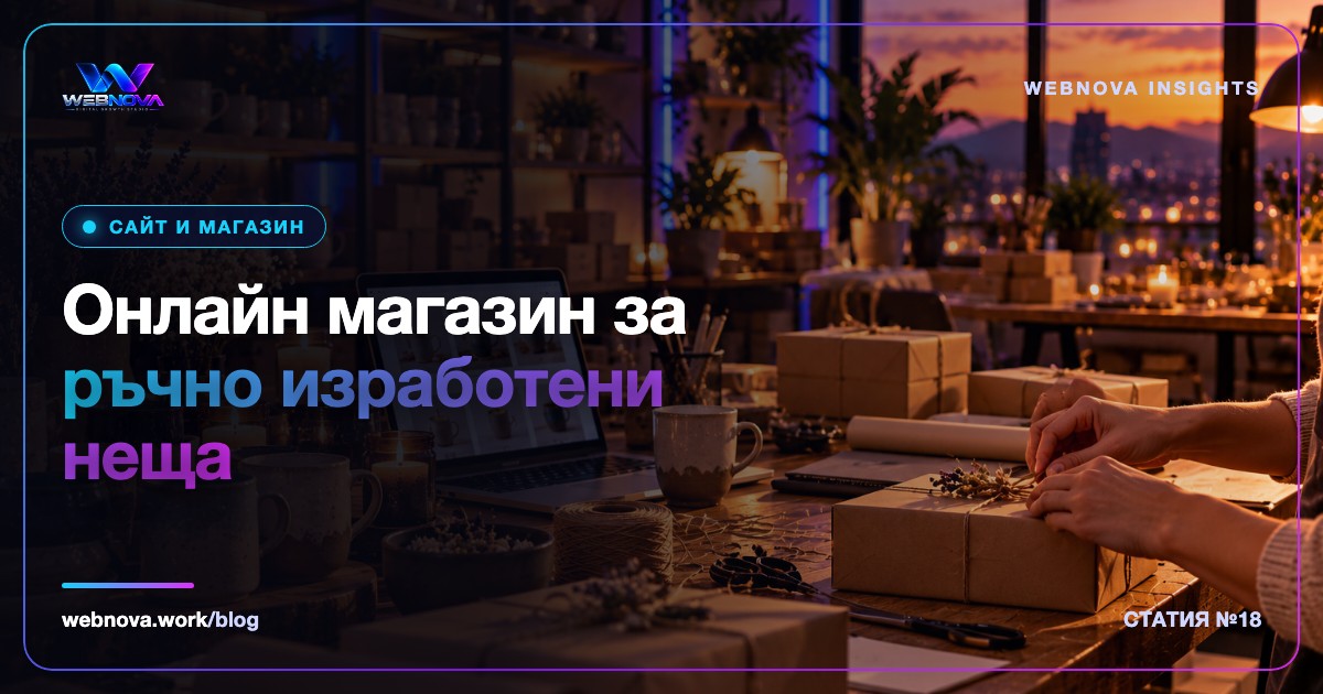 Онлайн магазин за ръчно изработени изделия: ръководство