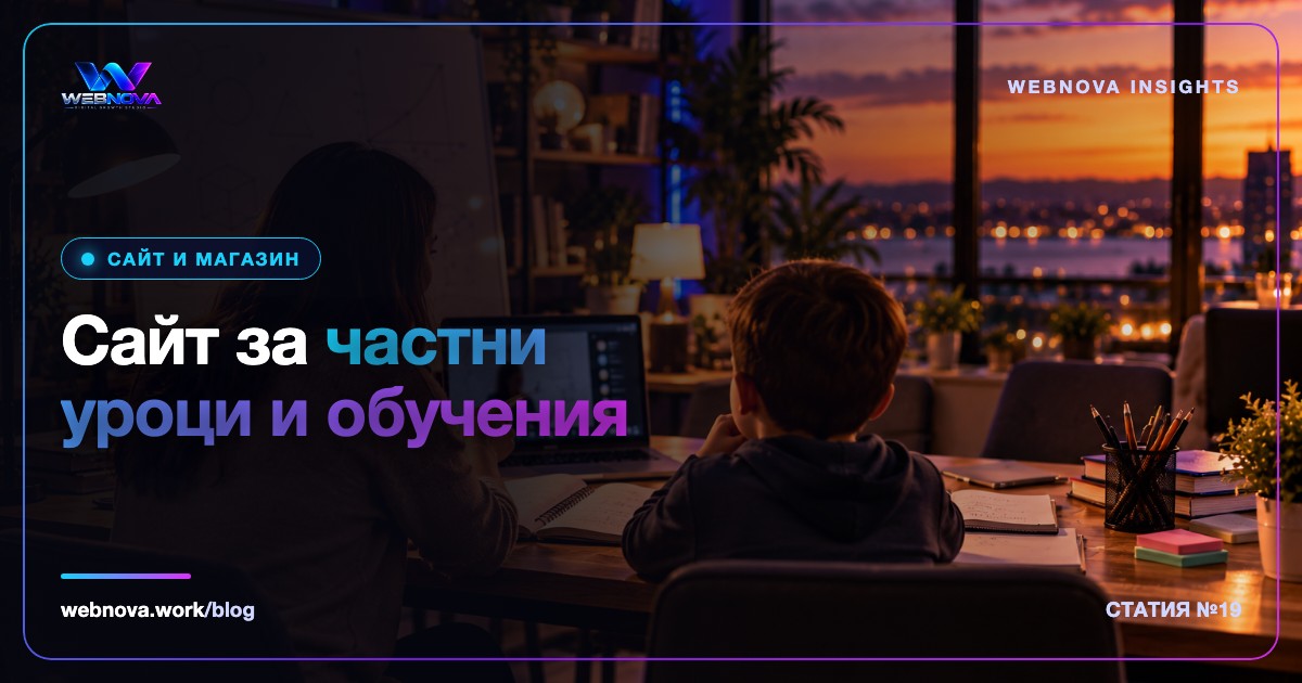 Сайт за частни уроци и обучения: какво да има и как да привлича клиенти