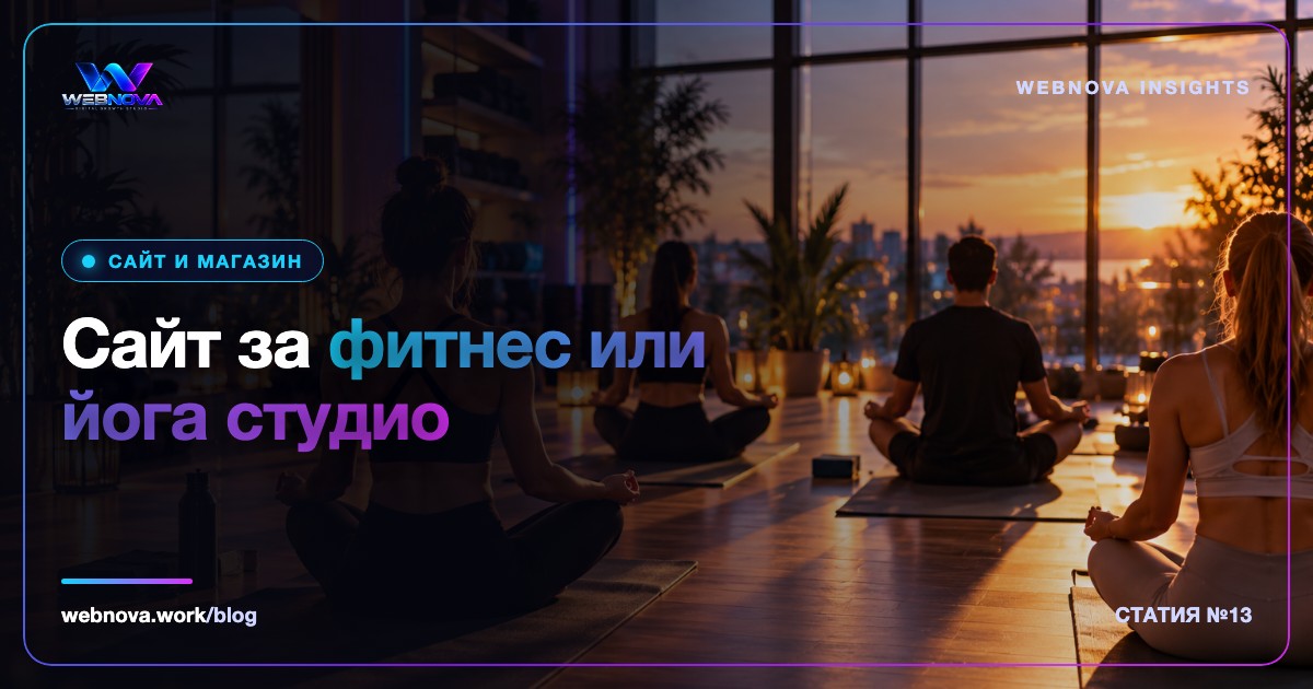 Сайт за фитнес или йога студио: какво да има и как да привлича клиенти